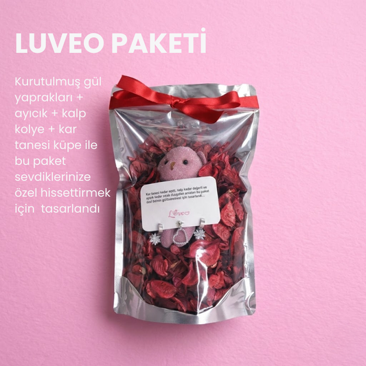 Luveo RoseBear – Scarlet Edition (Kırmızı Gül)